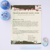 Grunge Business Design Flyer (Einzeln)
