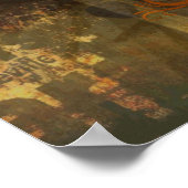 Grunge-Button Poster (Ecke)