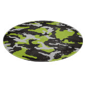 Grunge Camouflage Vintager Hintergrund Schneidebrett (Ecke)