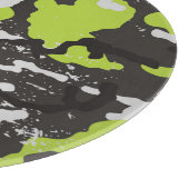 Grunge Camouflage Vintager Hintergrund Schneidebrett (Ecke)