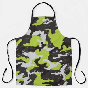 Grunge Camouflage Vintager Hintergrund Schürze