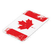 Grunge Canada Flag Magnet (Linke Seite)
