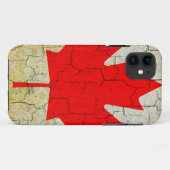 Grunge Canada-Flagge Case-Mate iPhone Hülle (Rückseite (Horizontal))
