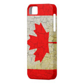 Grunge Canada-Flagge Case-Mate iPhone Hülle (Rückseite Links)