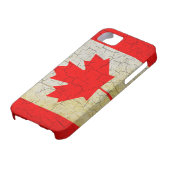 Grunge Canada-Flagge Case-Mate iPhone Hülle (unten)
