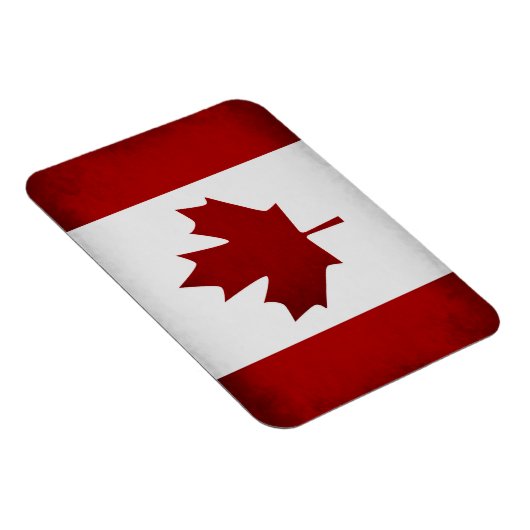 Grunge Canadian Flag Magnet (Rechte Seite)