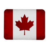 Grunge Canadian Flag Magnet (Horizontal)