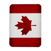 Grunge Canadian Flag Magnet (Vertikal)