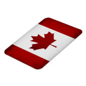 Grunge Canadian Flag Magnet (Linke Seite)