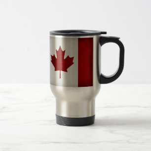 Grunge Canadian Flag Reisebecher
