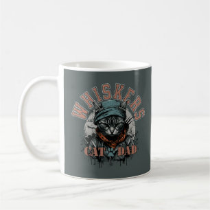 Grunge Cat Vater Kaffeetasse