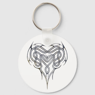 Grunge Celtic Heart Knot Schlüsselanhänger