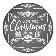 Grunge Chalkboard Frohe Weihnachts Retro Typografi