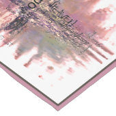 Grunge Christian words cross Short Table Runner Kurzer Tischläufer (Ecke)