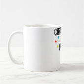 Grunge Christmas Lights Party Crew Matching Pajama Kaffeetasse (Links)