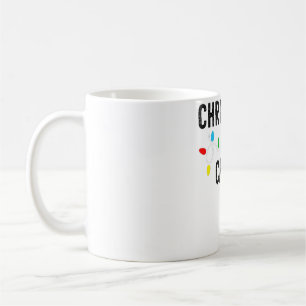 Grunge Christmas Lights Party Crew Matching Pajama Kaffeetasse