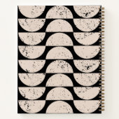 Grunge Circles & Script Name Notizblock (Rückseite)