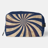 Grunge Circus Sugar Skull Ringmaster Personalisier Waschbeutel (Rückseite)