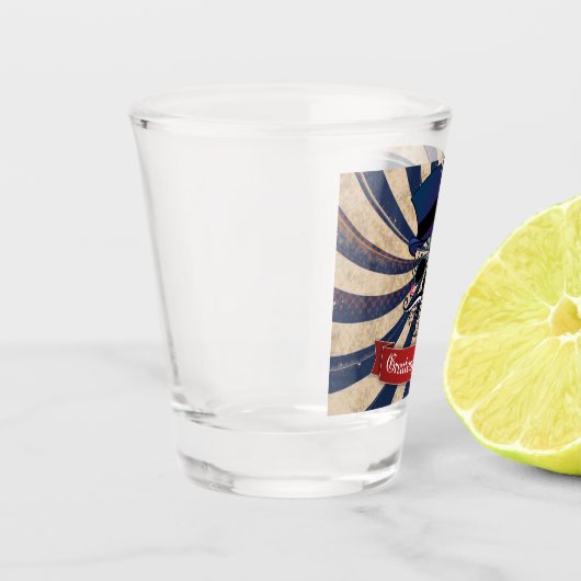 Grunge Circus Sugar Skull Ringmaster Schnapsglas (Links)