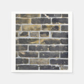 Grunge City Brick Wall Serviette (Vorderseite)