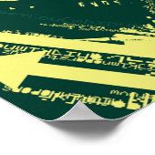 Grunge City Graphic Poster (Ecke)