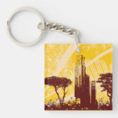 Grunge City Schlüsselanhänger (Vorderseite)