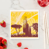 Grunge City Serviette