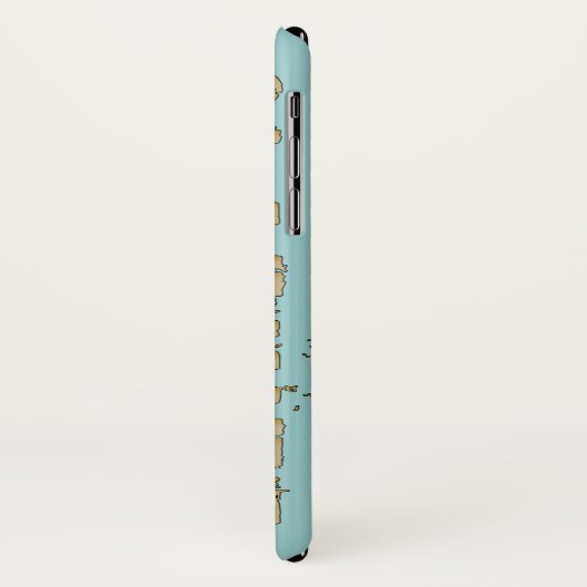 Grunge Clarinet Case-Mate iPhone Hülle (Hinten/Links)