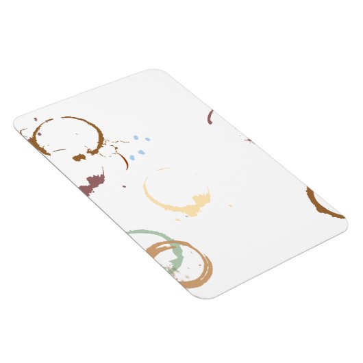 Grunge Coffestain Magnet (Rechte Seite)
