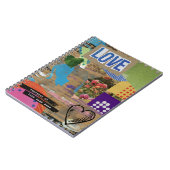 Grunge Collage Creative Custom Notebook Notizblock (Linke Seite)