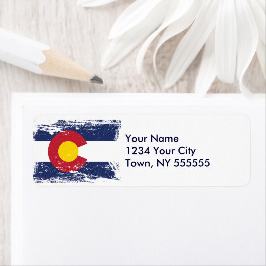 Grunge Colorado Flag (Insitu)