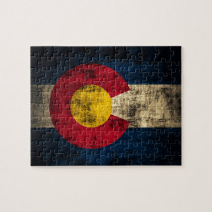 Grunge Colorado Flag Puzzle