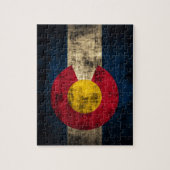 Grunge Colorado Flag Puzzle (Vertikal)