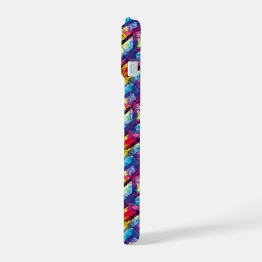 Grunge Colors 17 iPhone 15 Hülle (Linke Seite)