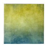 Grunge Colors - Gelb & Blau Fliese (Vorderseite)