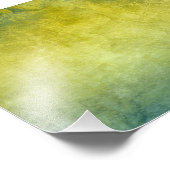Grunge Colors - Gelb & Blau Fotodruck (Ecke)