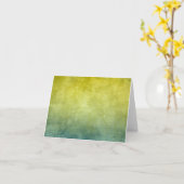 Grunge Colors - Gelb & Blau Karte (Gelbe Blume)