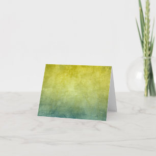 Grunge Colors - Gelb & Blau Karte