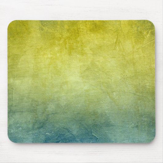 Grunge Colors - Gelb & Blau Mousepad (Vorne)