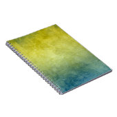 Grunge Colors - Gelb & Blau Notizblock (Rechte Seite)
