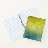 Grunge Colors - Gelb & Blau Notizblock (Innenseite)