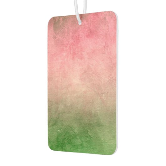 Grunge Colors - Rose Pink & Green Autolufterfrischer (Links)