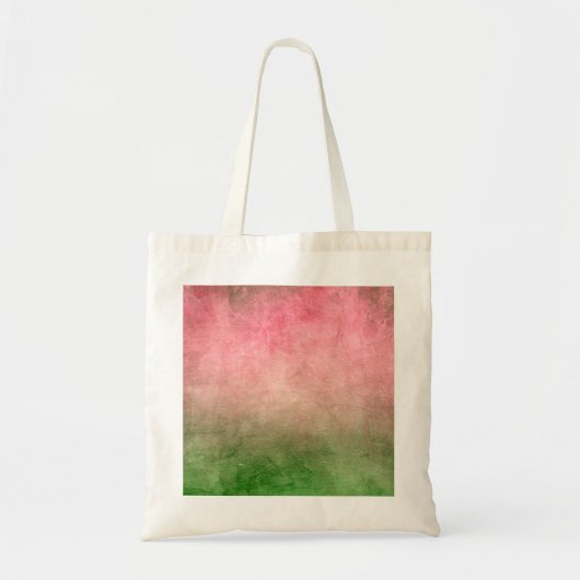 Grunge Colors - Rose Pink & Green Tragetasche (Vorne)