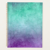 Grunge Colors - Teal & Purple Planer (Vorderseite)