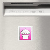 Grunge Cupcake Magnet (In Situ (Geschirrspüler))