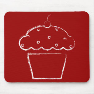 Grunge Cupcake Mousepad