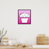 Grunge Cupcake Poster (Küche)