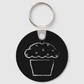 Grunge Cupcake Schlüsselanhänger (Vorderseite)
