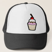 Grunge Cupcake Truckerkappe (Vorderseite)