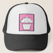 Grunge Cupcake Truckerkappe (Vorderseite)